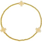 BXDA Colorful Cross Gold Beaded Stack Bracelets Stack for Women, Boho Handmade Beads Stackable Stretch Friendship Prom Holiday Jewelry Gift.