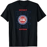 NBA - Detroit Pistons Stacked City Logo T-Shirt