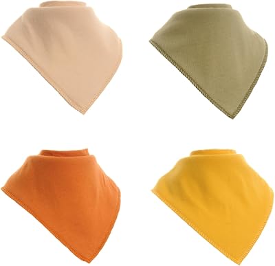 Ziggle Bandana Dribble Bibs Cotton Front 0-24M Sahara