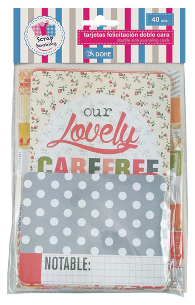 Dohe 18134 - Pack of 40 Double Sided Cards