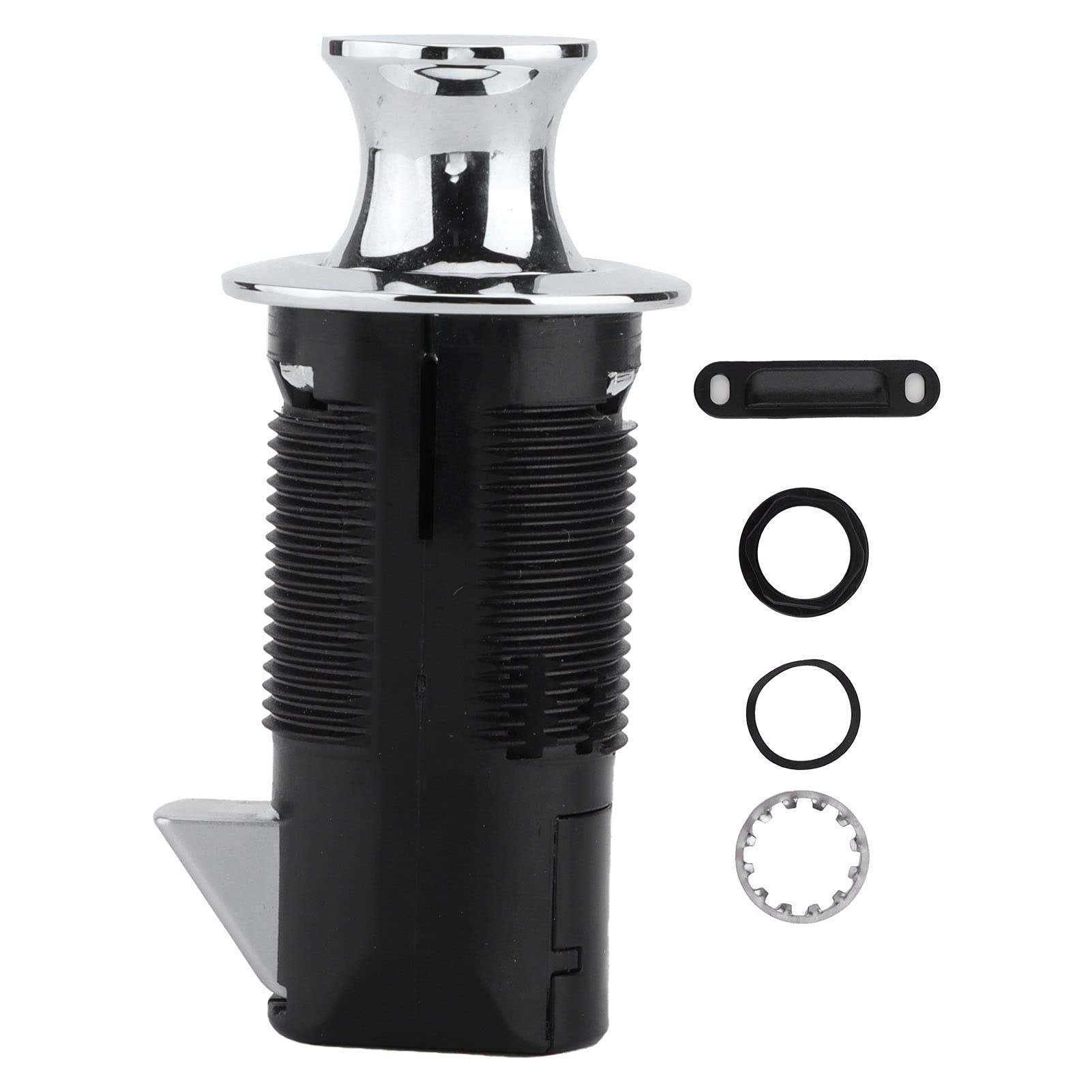 Boat Push Type Lock Part, Door Boat Round Push Type Lock for MP Point for Yachts RVs Motorhomes