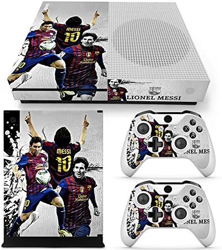FriendlyTomato Xbox One S Console and Wireless Controller Skin Set - Soccer - XboxOne S XOS Sticker Vinyl