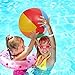 ThinkMax Inflatable Beach Balls, 10 Pack Rainbow Pool Party Balls Water Beach Play Toys