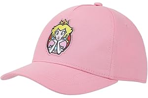 Bioworld Super Mario Brothers Princess Peach Youth Adjustable Baseball Cap