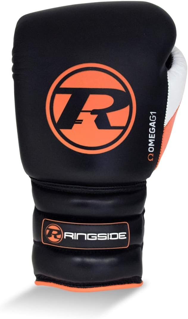 Ringside Omega Lace Boxing Gloves Black