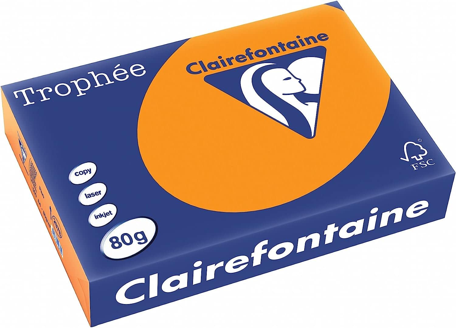 Clairefontaine Inkjet Paper 30991 A4-80g A4-80g Orange