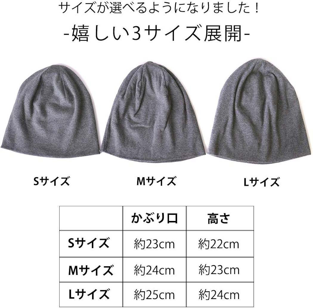 CHARM Mens Organic Cotton Beanie - Womens Slouchy Knit Hat Made in Japan at  Men’s Clothing store
