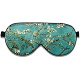 Alaska Bear Natural Silk Sleep Mask, Blindfold, Super Smooth Eye Mask (Blossom Almond)