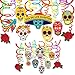 Supla 32 Pcs Day of The Dead Hanging Swirl Decorations Mexican Party Swirls Streamers Hanging Ceiling Décor with Assorted Sugar Skull Rose Bird Flower Cutouts for Día de Los Muertos Halloween Party