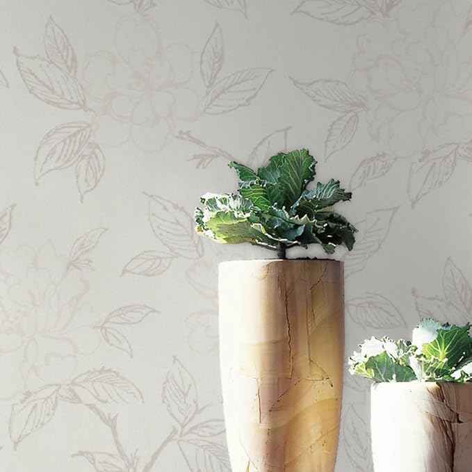 Super fresco Bloom Floral White Wallpaper Amazon.co.uk Kitchen & Home