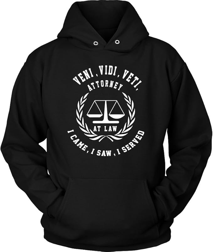 Lawyer Hoodie Attorney Scales Of Justice Funny Quotes