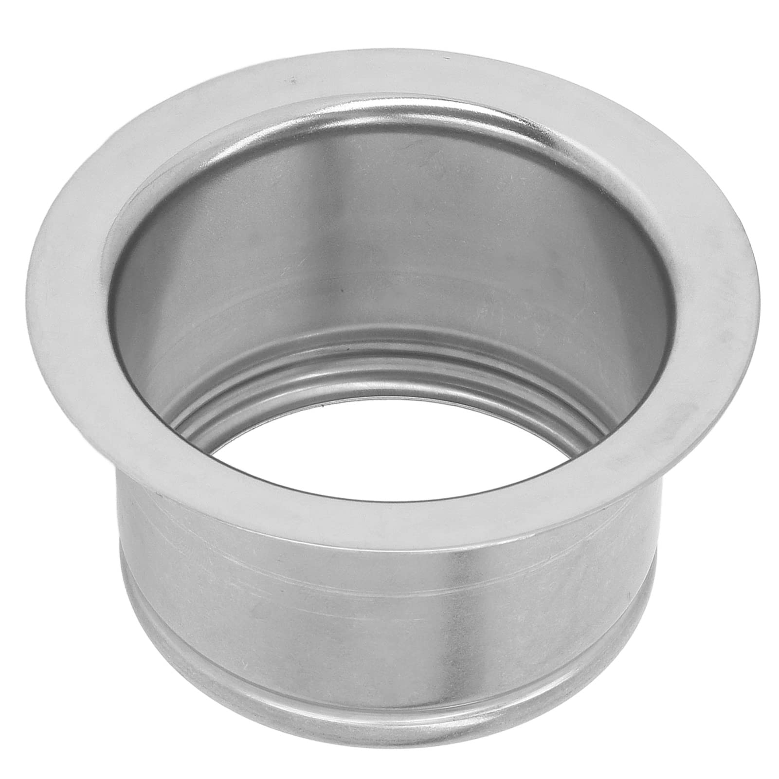Miokycl 114mm Extended Sink Flange Stainless Steel Deep Garbage Disposal Flange Kitchen Sink Flange Replacement Accessories