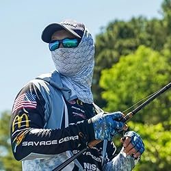 Fish Monkey Performance Face Guards Voodoo Swamp Red
