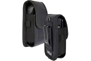 Universal Flip Phone Case, BELTRON Leather Vertical Pouch for TCL Flip Pro, Flip 3, Alcatel Go Flip 4, Go Flip V, Cingular Flip 2, Nokia 2720V & More (Belt Loop, Metal Belt Clip & Dual Magnet Closure)