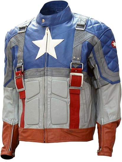 Amazon Ljs手作りthe First Avengerキャプテンアメリカレザージャケット コート ジャケット 通販