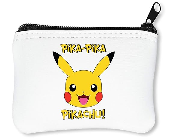 Pokemon Pika Pikachu Cute Reißverschluss-Geldbörse Brieftasche Geldbörse