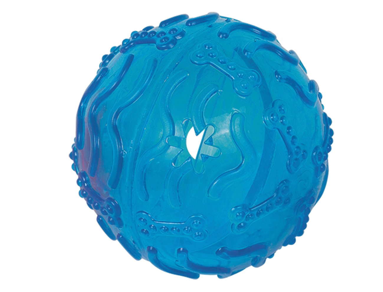 Nobby TPR Snack Ball, 10 cm, Blue