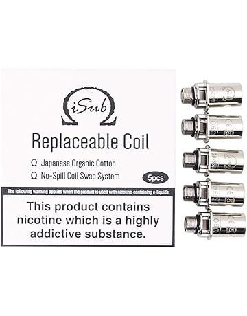 Innokin iSub bobinas de repuesto 0,5 ohmios y 0,2 ohm - Paquete