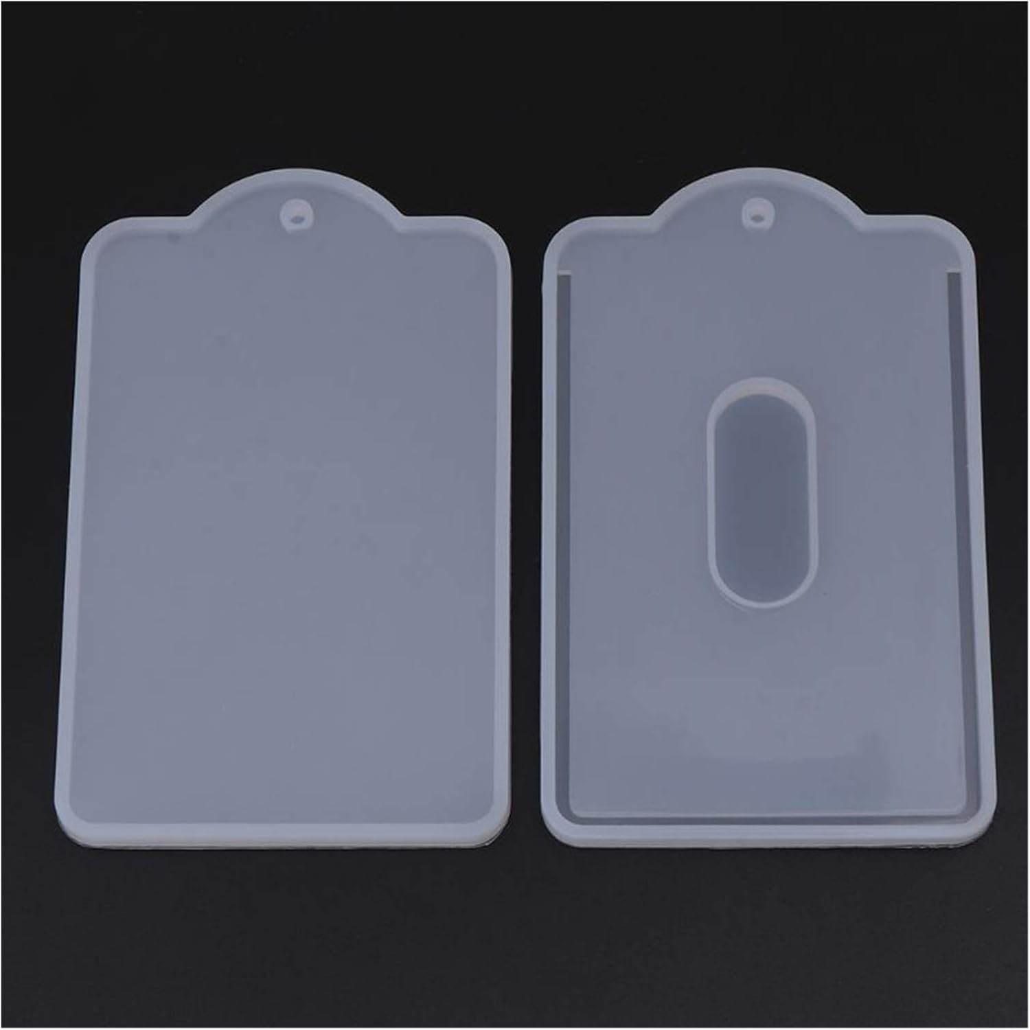 Resin Molds 7cmx10.8cm Card Set Pocket ID Holder Pendant Epoxy Resin