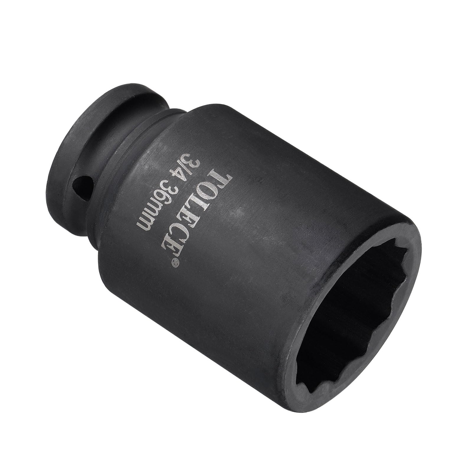 CoCud Deep Impact Socket, 3/4" Drive 36mm Socket 78mm Length, CR-MO 12 Point - (Applications: for DIY Hand Making Repairing)