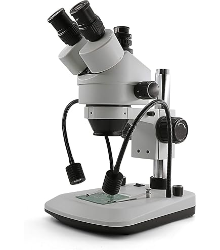 Parco Scientific PA-1EX-IFR09W Binoculars Stereo Microscope With Zoom, 10x Wide Angle Eyepiece, 0.7x To 4.5x Zoom Range, 7x To 45x Magnification, Stand, 144 LED Ring Light - View #10