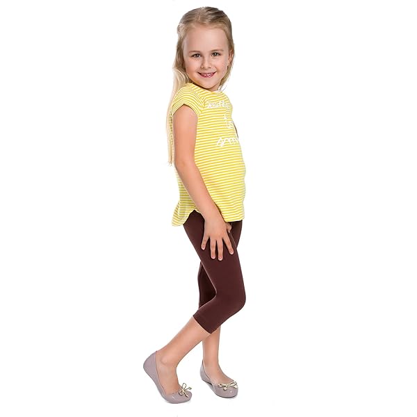 Kids Clothes Girl GYRATEDREAM Girls' Capri Leggings 3/4 Pants