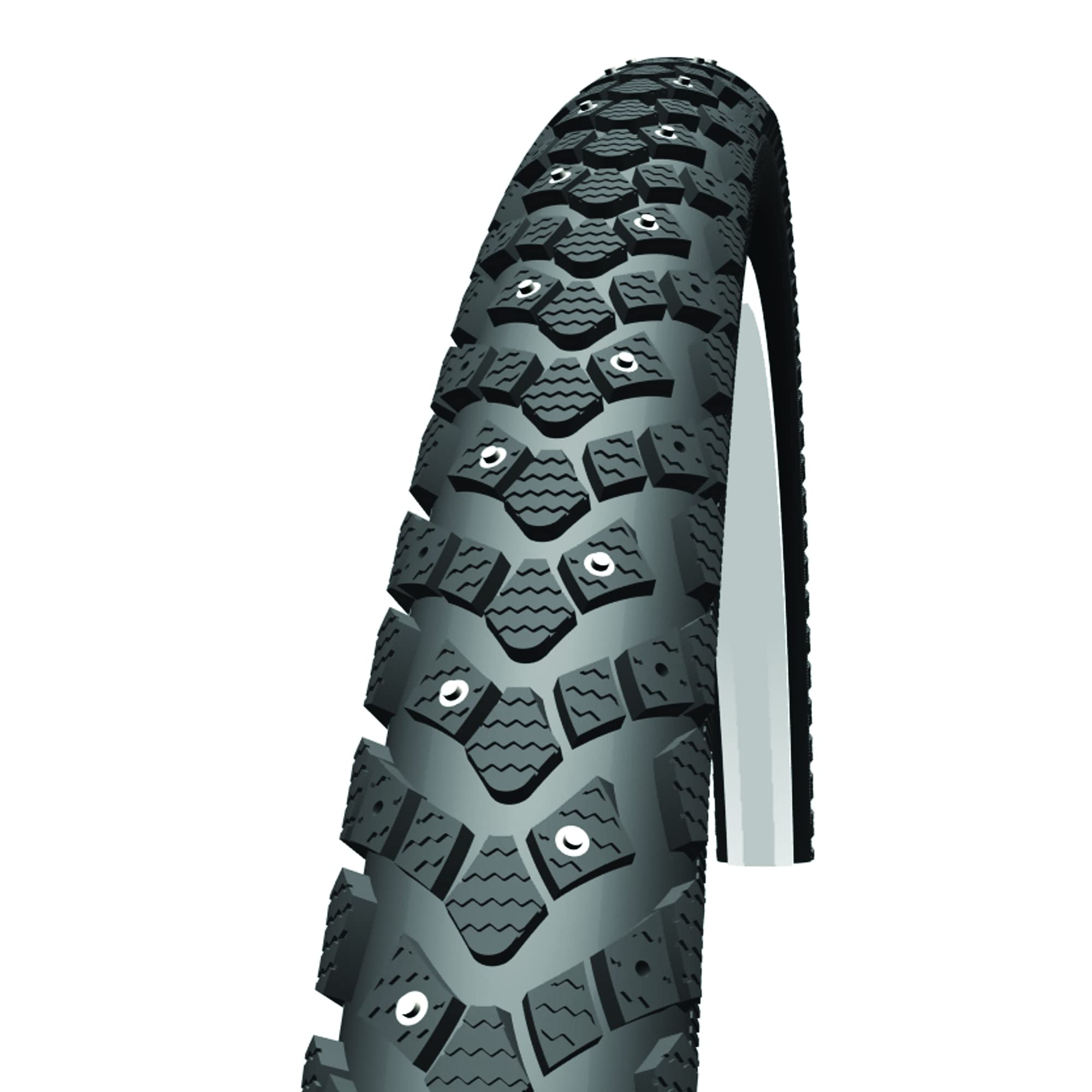 Schwalbe 703540 - tire winter 26x1.75 hs396 k-guard 100 clavos wi plegable negro reflectante 47-5