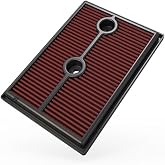 K&amp;N High-Flow Original Lifetime Engine Air Filter: Increase Power: Premium, Washable: Compatible with 2012-2023 AUDI/Volkswwagen: A1, A3, Q2, Beetle, Golf, 33-3004