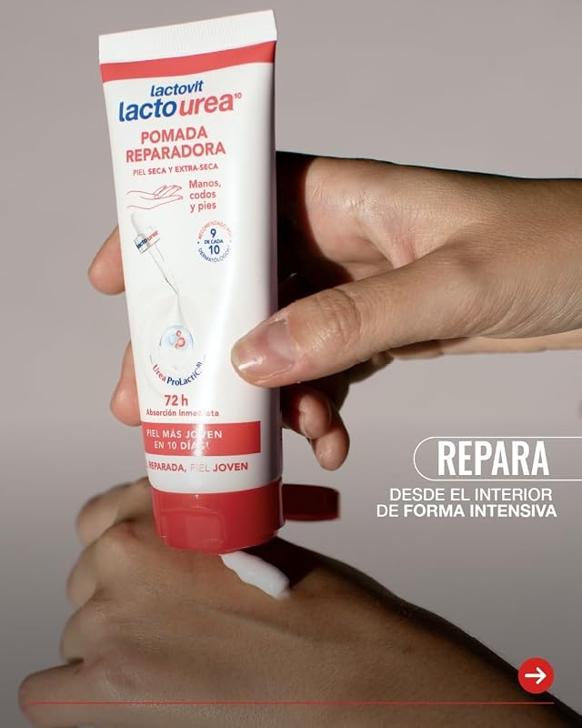 - Unguento riparatore mani Lactourea 75 ml – Idratazione e Riparazione Intensiva 72h – Con Urea ProLactic10 – Calma e Ringiovanisce Pelle Secca ed Extra Secca – Risultati in 10 Giorni