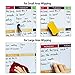 Dry Erase Board Magnetic Whiteboard for Fridge by Nardo Visgo with 3 Magnetic Markers and 2 Erasers,Message Note Board for Meal Planning Chores to do List and Grocery List 16