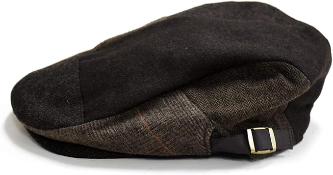 Amazon クリサンドラ ハンチング帽 メンズ ブランド 秋冬 ウール ジャガード ハンチング 帽 フリーサイズ カジュアル ゴルフ ブランド 帽子 クリサンドラ クレイジー 03 ブラウン キャスケット ハンチング帽 通販