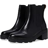 Madewell The Gwenda Platform Ankle Boots for Women in Leather - Man-Made Sole - Stacked Heel Design