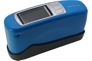AMTAST Three Angles Gloss Meter 20/60/ 85 Degree Precise Glossmeter with USB Interface Storage 1000 Data Storage, Paint Coating Ink Plastic Metal Surface Gloss Tester AMT603