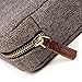 Tuff-luv Herringbone Tweed NFC Travel Case for Bang & Olufsen B&O Beoplay A2 Bluetooth Speaker with NFC Tag - Brown