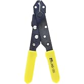 IDEAL Electrical 45-101 V-Notch Wire Stripper, Black | IDEAL V-Notch stripper for cutting and stripping cable and wire jackets; professional-grade tool for daily jobsite use