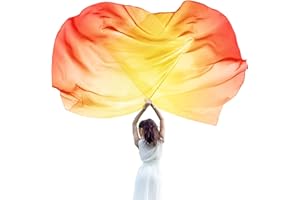 Jetec 2 Set 55" Praise Worship Flags for Dance Church with Scalable Rod Semicircle Worship Liturgical Angel Wing Flag for Outdoor Stage Practice Performance Religious Activities