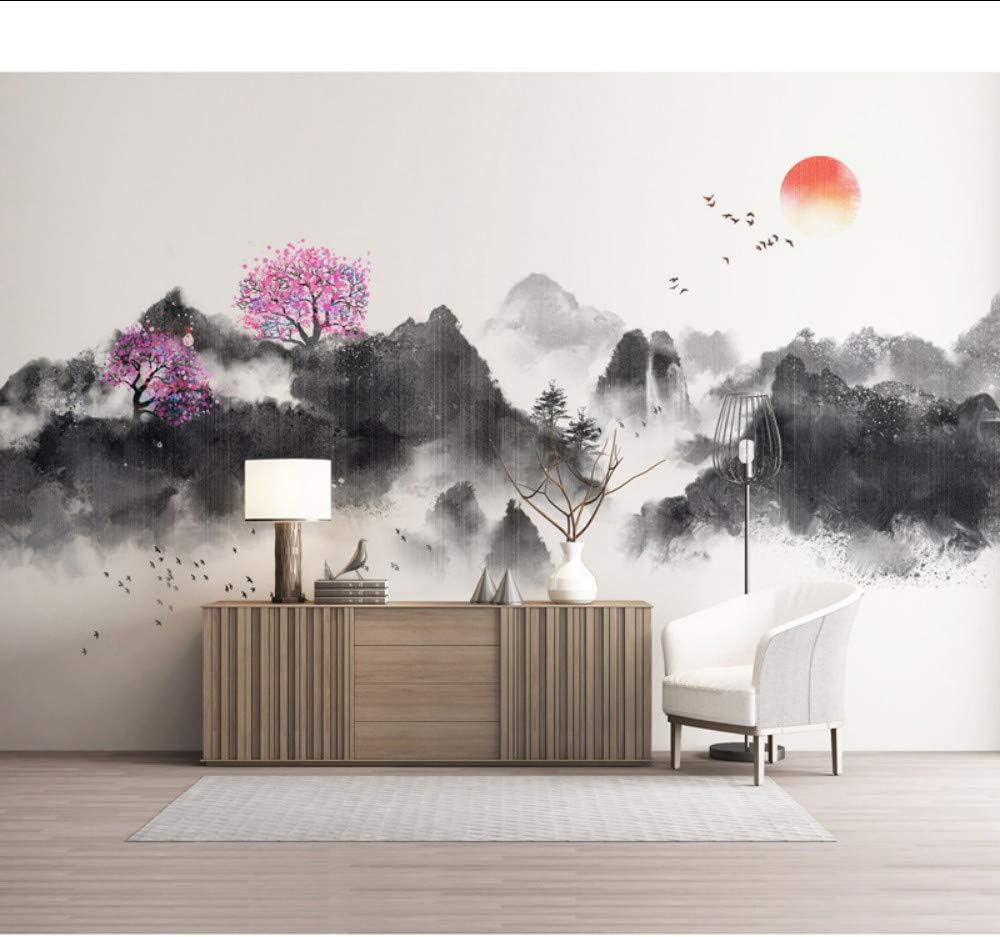 Guyuell Tinta China Paisaje Papeles De Pared Mural Decoración Para El