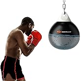 Goplus Water Aqua Bag, 21'' 180 Pound /18&rdquo; 110 Pound Heavy Punching Bag with Adjustable Metal Chain, Water Injection Hose, Boxing Training Bag for Adults Fitness, MMA