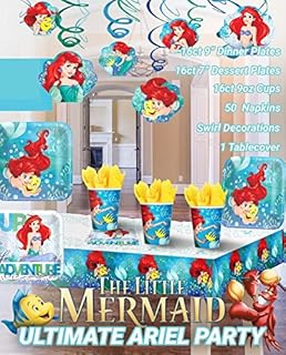Amazon Com Disney Little Mermaid Ariel Dream Big Party Supplies