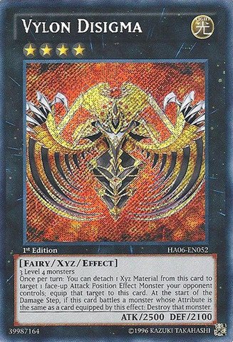 Yu-Gi-Oh! - Vylon Disigma (HA06-EN052) - Hidden Arsenal 6: Omega Xyz - 1st Edition - Secret Rare
