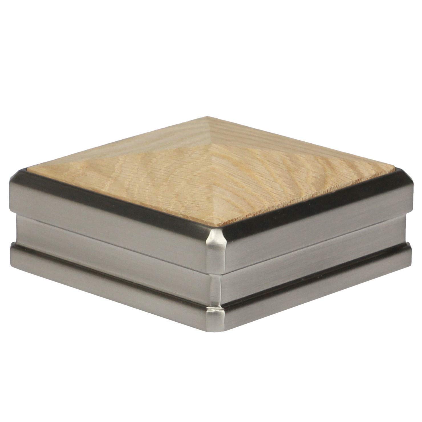 Solution Full Newel Cap rebated to fit a 90mm Newel Post in Oak