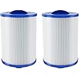 SLSM Spa Replacement Filter,pww50 spa Filter,for Viking spa Filter,6ch940 Filter,Unicel 6CH-940,817-0050,Filbur FC-0359,25252,378902,03FIL1400,1 1/2 inch SAE Thread Screw in Filter,2 Pack