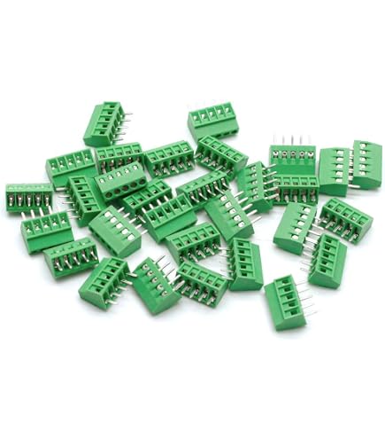 150 Stück 2/3-Pin Schraubklemmenblock 5mm Raster – ABS, Grün, Inkl. Aufbewahrungsbox & Schraubendreher Für Arduino & DIY