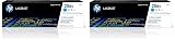 HP 206X Cyan High-Yield Toner Cartridge | Works with Color LaserJet Pro M255,MFP M282,M283 Series | W2111X,(Pack of 2)