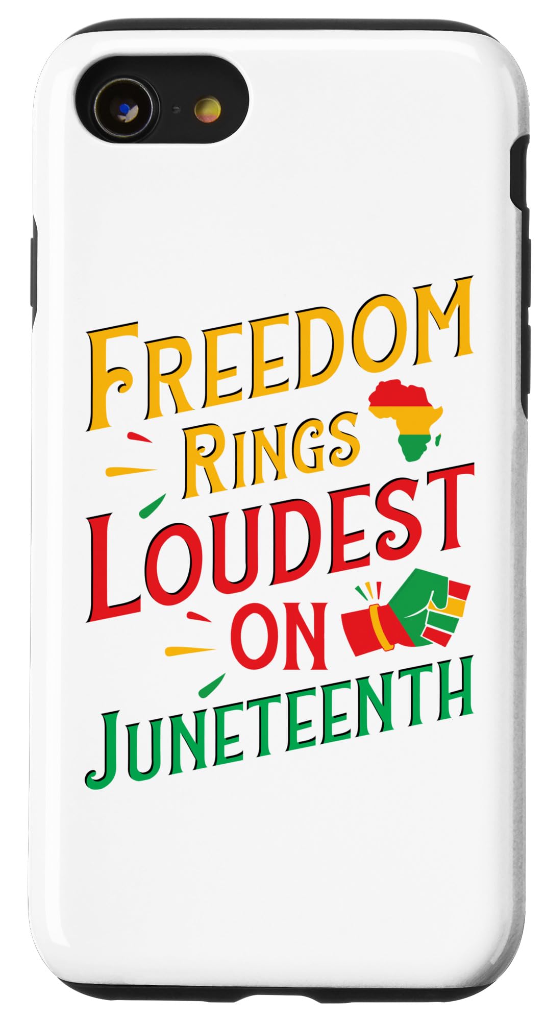 iPhone SE (2020) / 7 / 8 Freedom Rings Loudest on Juneteenth Case