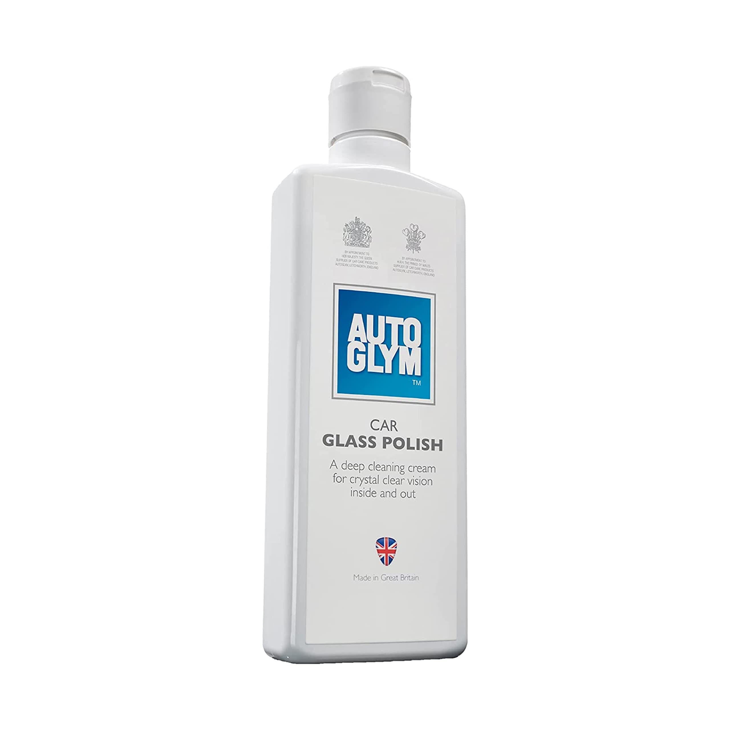 Autoglym Car Glass Polish, 325ml - Windscreen and Car Window Cleaner, Deep Cleaning Cream for Crystal Clear Vision Inside and Out