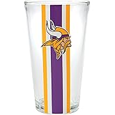 FOCO NFL unisex-adult NFL Team Logo Barware Drink 16oz Pint Glass | NFL, unisex-adult, Barware, Drink