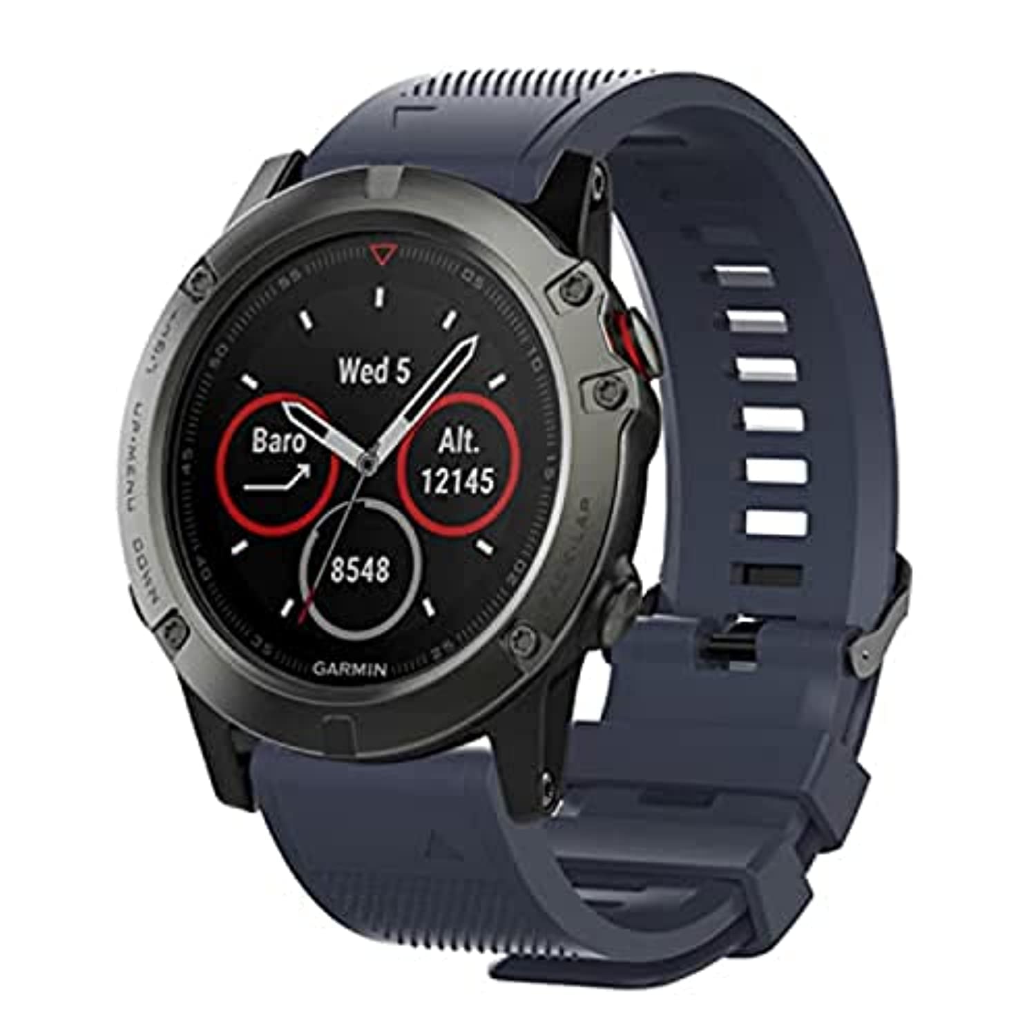 20mm Band Strap Compatible for Garmin Fenix 7S Band Silicone Watch Band Replacement for Fenix 7S/Fenix 6S/Fenix 6S Pro/Fenix 5S/Fenix 5S Plus/D2 Delta S Smartwatches Wristband (Dark blue)