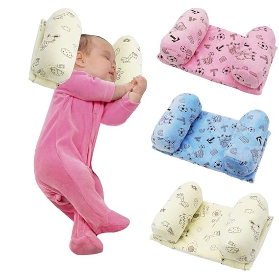 Xuba Newborn Baby Lateral Pillow Adjusted Head Sleep Soft Cotton