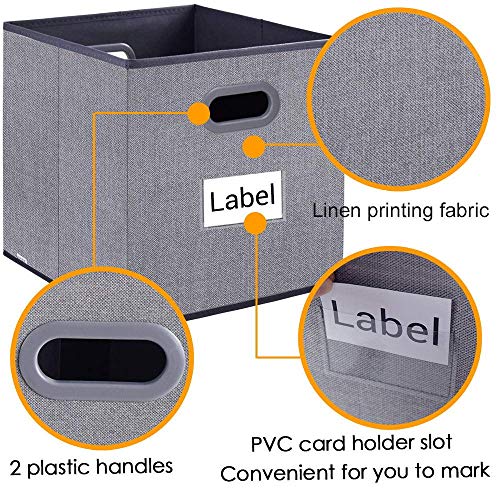 homyfort Cube Storage Bins,Foldable Cloth Boxes Baskets Organizer for